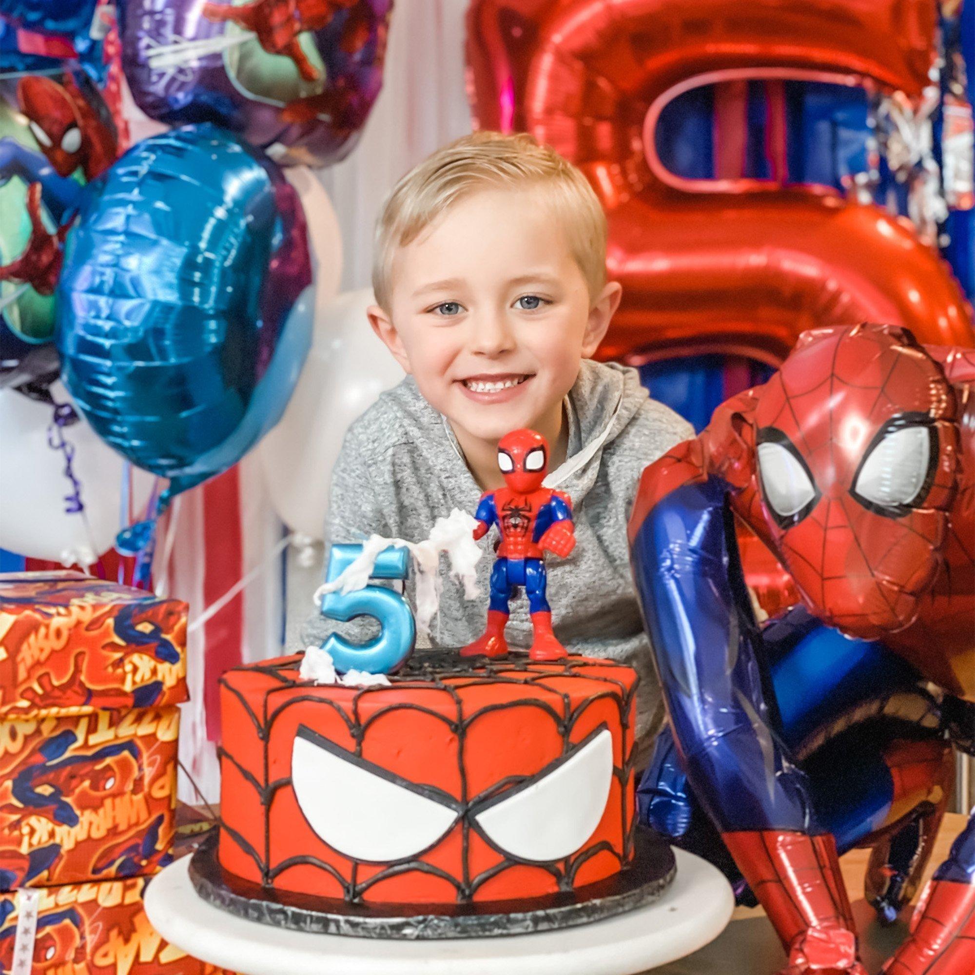 Air-Filled Sitting Spider-Man Balloon, 20in